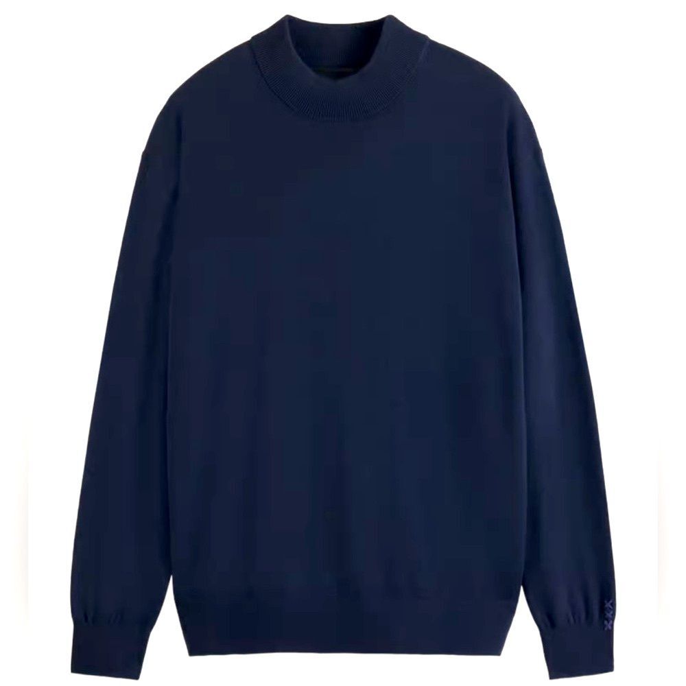 Scotch & Soda Knitwear Lightweight Mock Neck Long Sleeve Pullover Sweater Size M